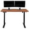 Flash Furniture Electric Adjustable Standing Desk, 48"Wx24"D, Mahogany NAN-TG-2046-R-GG - alternate 9